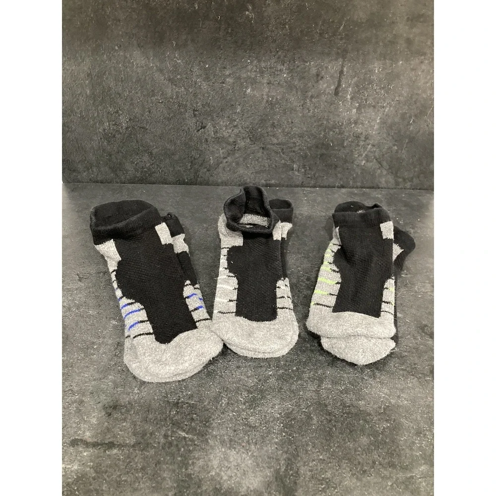 Elite Performance Compression Socks for Women & Men Black‎ 6 Pair Size L/XL